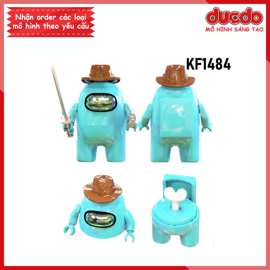 Minifigures các nhân vật trong game Among Us - Đồ Chơi Lắp Ghép Xếp Hình Mini Mô hình Kopf KF6133