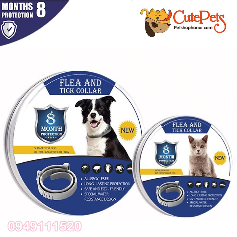 Vòng cổ chống ve rận Flea And Tick Collar - CutePets