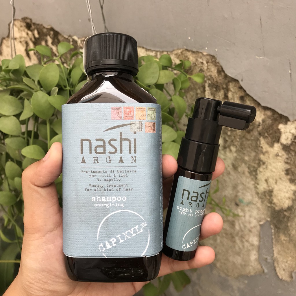 🇮🇹Nashi-Italia🇮🇹 Gội và xịt chống rụng tóc 7 ngày Capixyl Energizing Nashi Argan ( Italia)