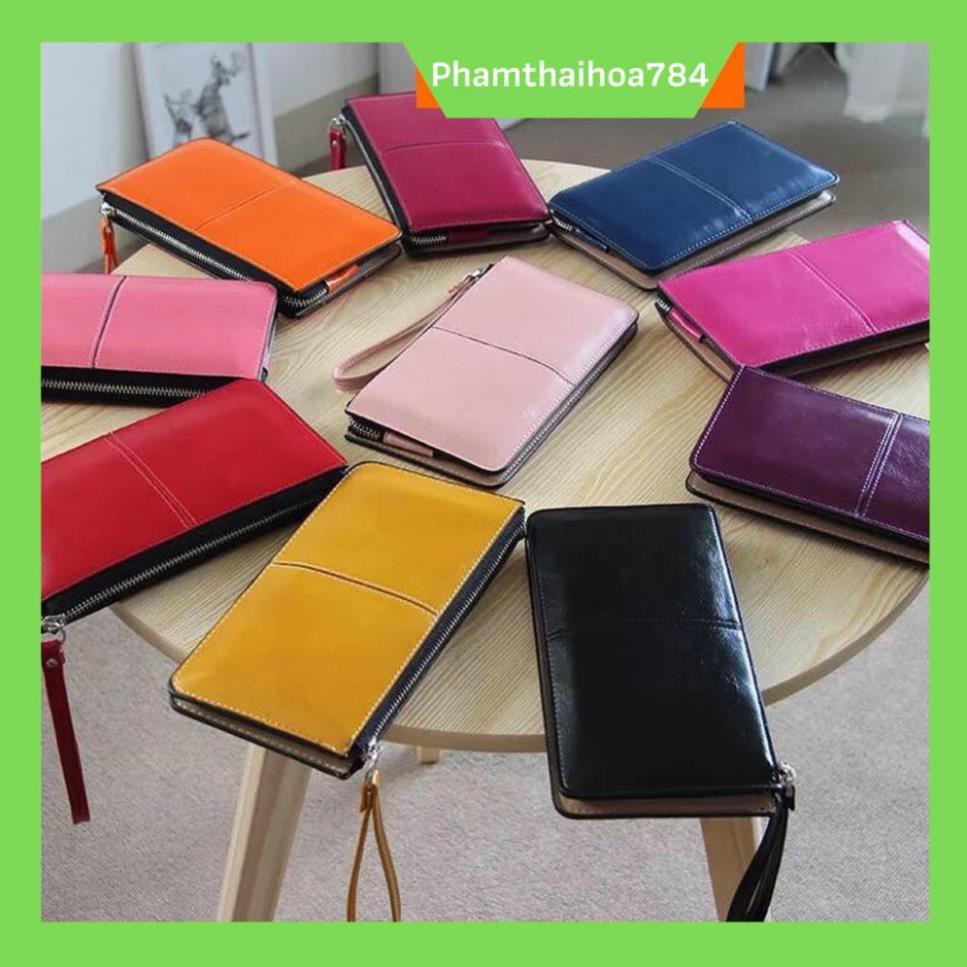 [HN Ship Hỏa Tốc] Ví Nữ Cầm Tay Đựng Điện Thoại Thời Trang (Sẵn 10 Màu)
