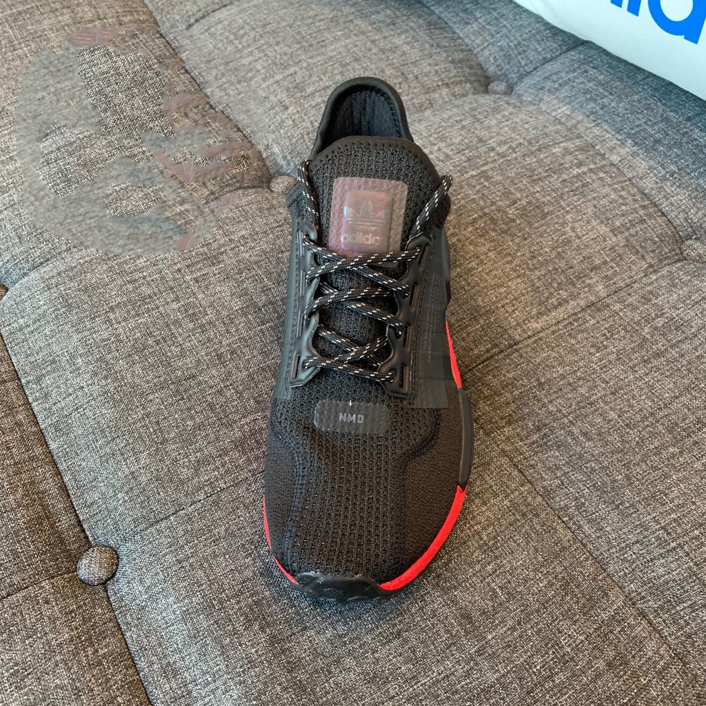 [Discount]Adidas Originals NMD_R1 V2 OG red and blue men's running shoes FV9023