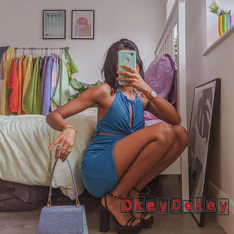 Đầm Mini Hai Dây Ôm Dáng Hở Lưng Phong Cách Thời Trang Quyến Rũ Dành Cho Nữ