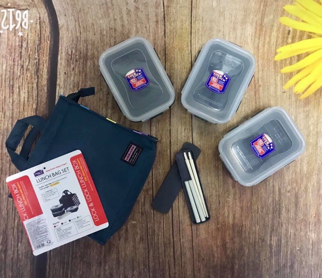 Bộ hộp đựng cơm lock&lock