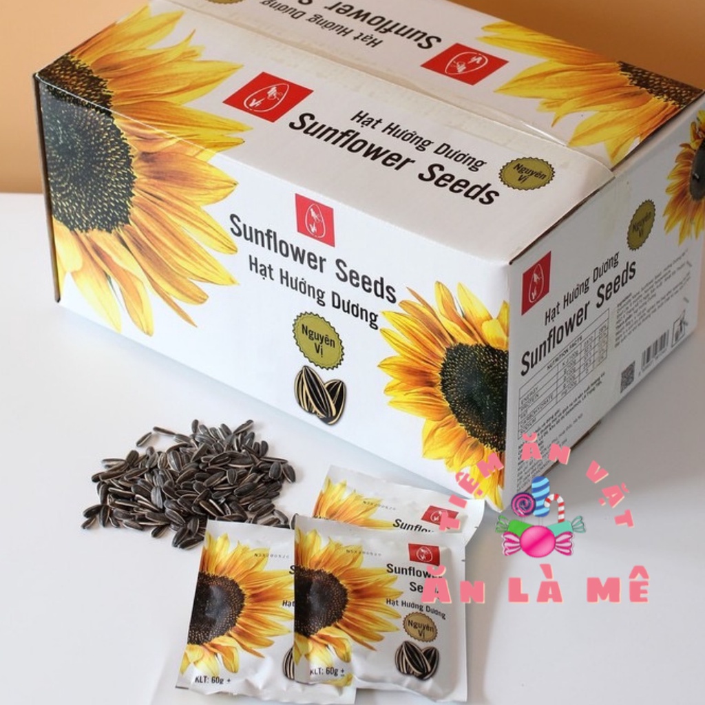 Hướng Dương Tẩm Vị Dừa, Táo Đỏ, Óc Chó, Nguyên Vị ·TL 50G