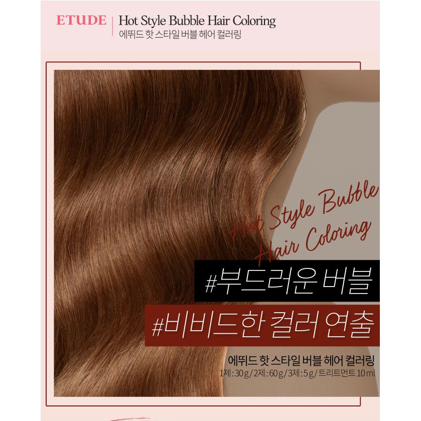 Thuốc Nhuộm Tóc Etude House Hot Style Bubble Hair Coloring