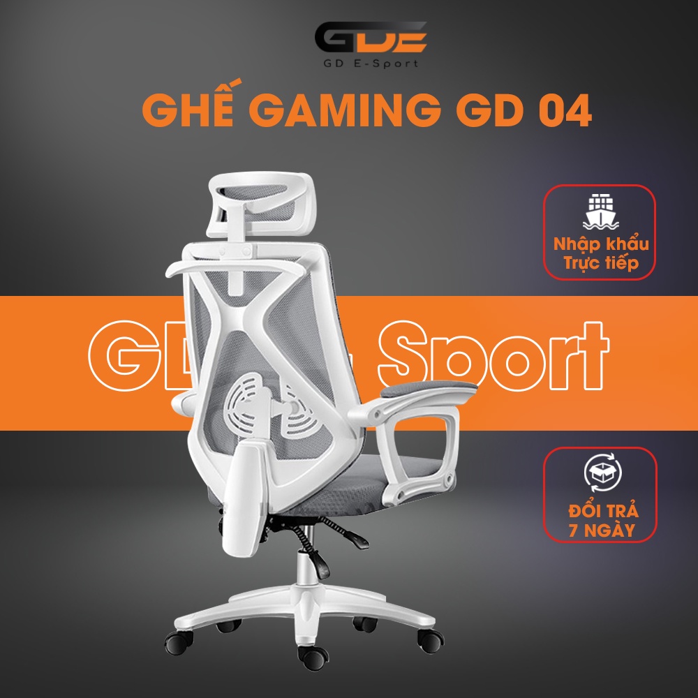 Ghế  Xoay Gaming.Thiết Kế Công Thái Học  GD E-sport  Model CTH-6 Chất Liệu Đệm Lưới Thoáng Khí