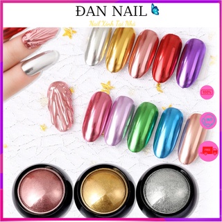 Bột tráng gương hũ vàng bạc trang trí móng
