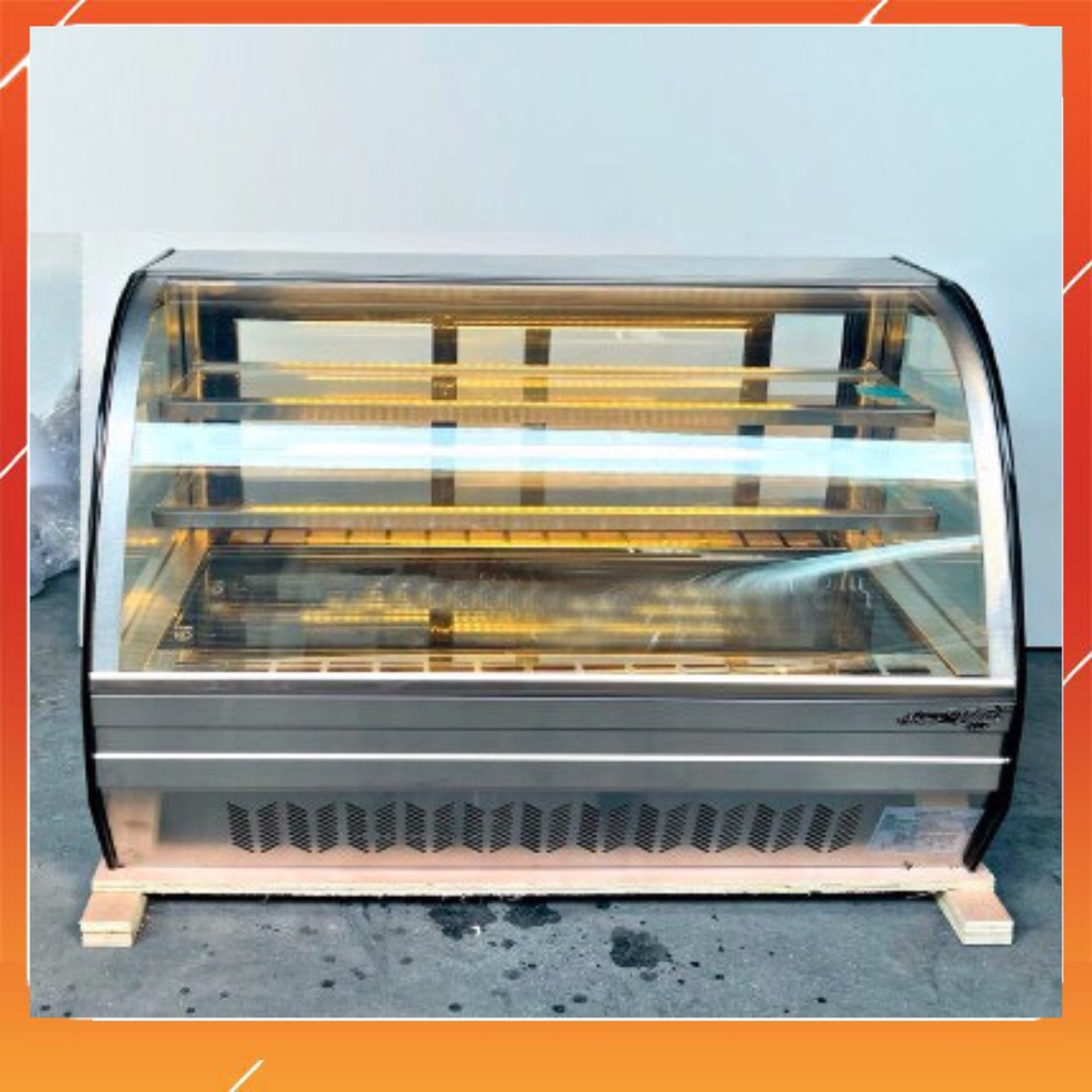 TỦ MÁT TRƯNG BÀY ĐỂ BÀN KÍNH CONG DÀI 90CM