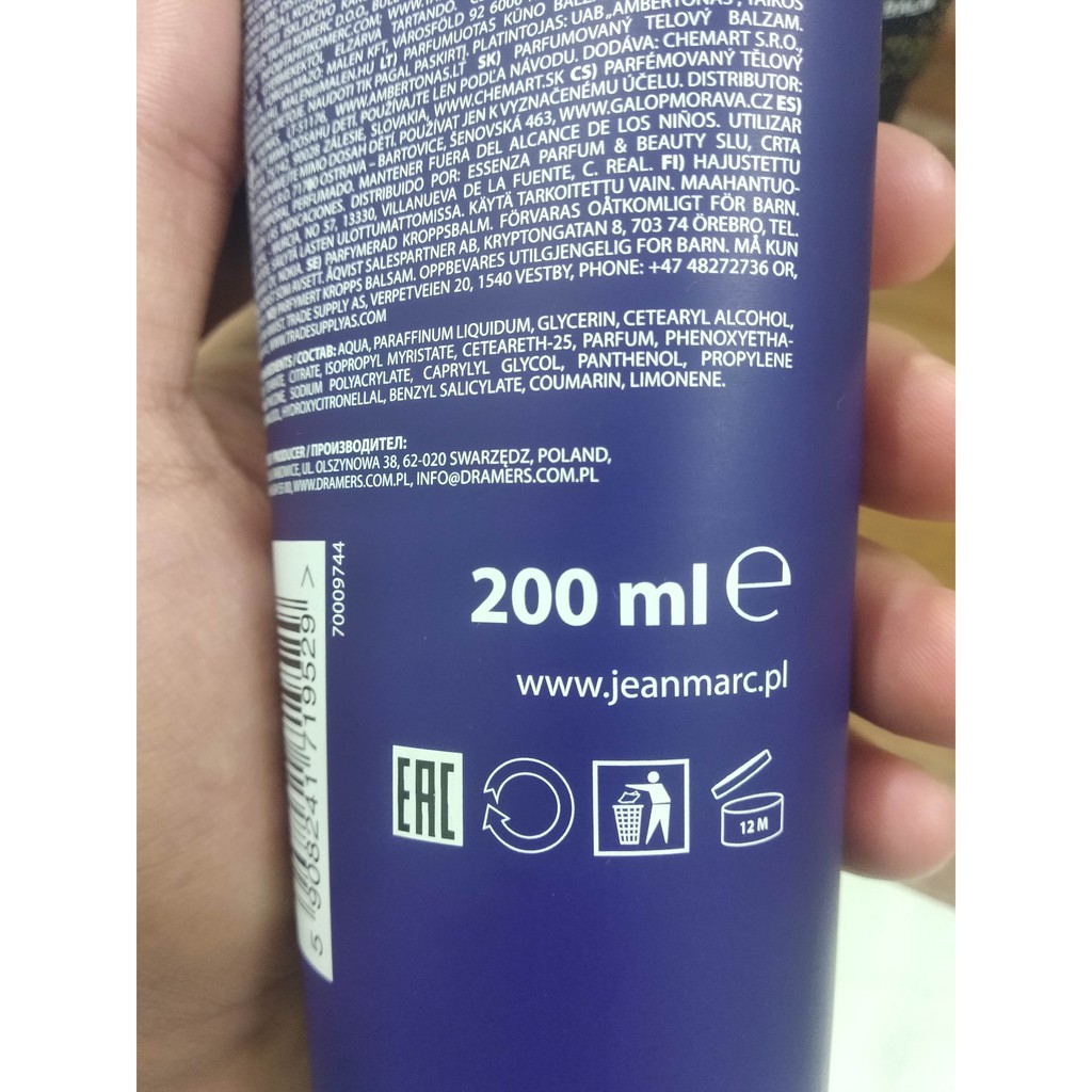 [HOT] 🇵🇱 DƯỠNG THỂ NƯỚC HOA NỮ JEAN MARC SWEET FAME 200ml 🇵🇱 BA LAN | BigBuy360 - bigbuy360.vn