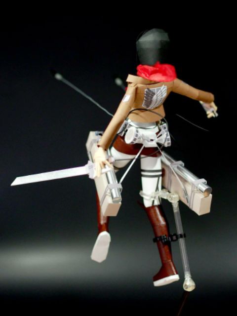 Mô hình giấy anime  Mikasa Ackerman