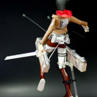 Mô hình giấy anime [Attack on Titan] Mikasa Ackerman