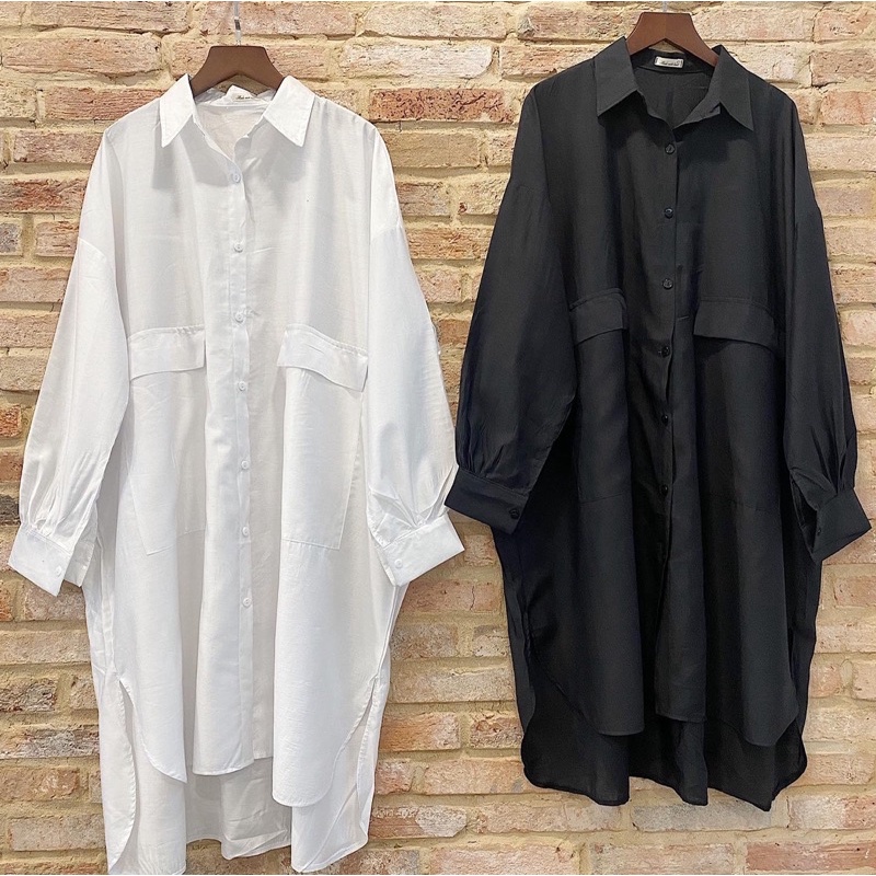 POCKET SHIRT - SƠ MI DÁNG DÀI FORM RỘNG