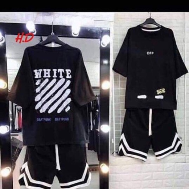 Bộ áo white +quần V H&Đ | BigBuy360 - bigbuy360.vn