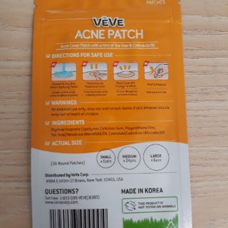 Miếng dán Mụn VEVE