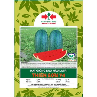 [20 gram] Hạt giống Dưa Hấu Lai F1 Thiên Sơn 74 - HMTĐ