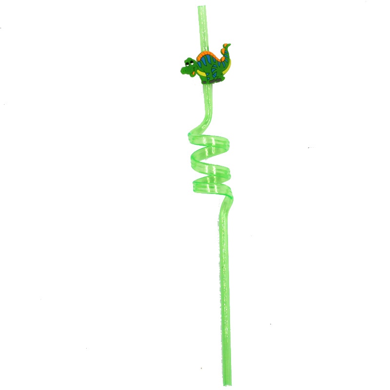 Ống Hút Hình Khủng Long Hoạt Hình Cho Trẻ Em