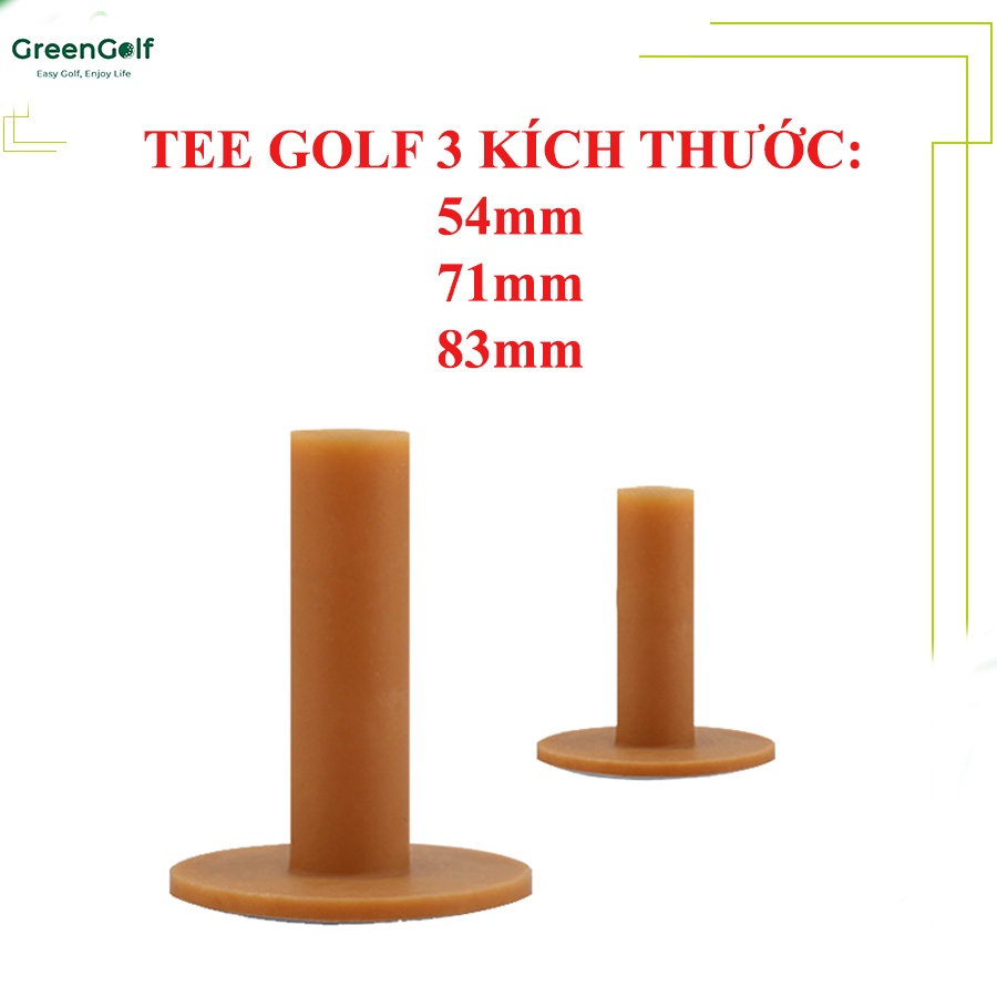 Tee Golf Cao Su 3 Kích Thước 54mm/ 71mm/ 83mm Siêu Bền Chính Hãng PGM