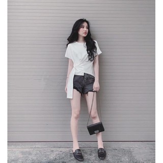 [HÈ] Áo thun vạt chéo vắt đai [2020]