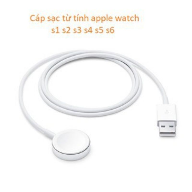 Đế Sạc Kèm Dây Cáp Usb cho đồng hồ Apple Watch serie 1,2,3,4,5 và serie 6 chất lượng cao