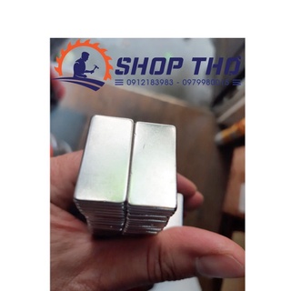 Nam châm trắng chữ nhật 30*15*3mm (2 viên )