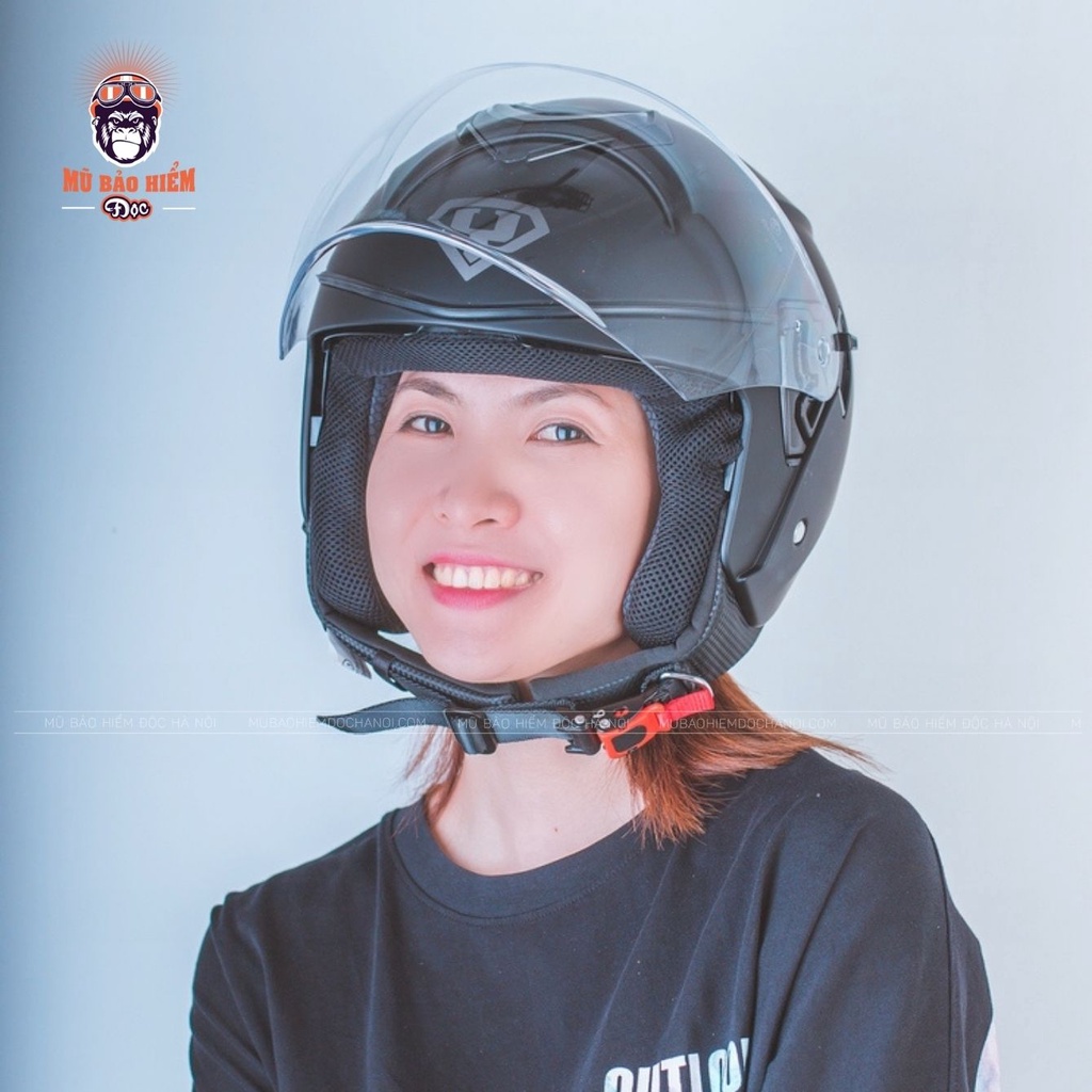 Mũ Bảo Hiểm 3/4 YOHE 852 - 2 Kính, Thể Thao, Cao Cấp (Nhiều Màu)