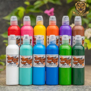 Mực xăm World Famous set 12 màu cơ bản