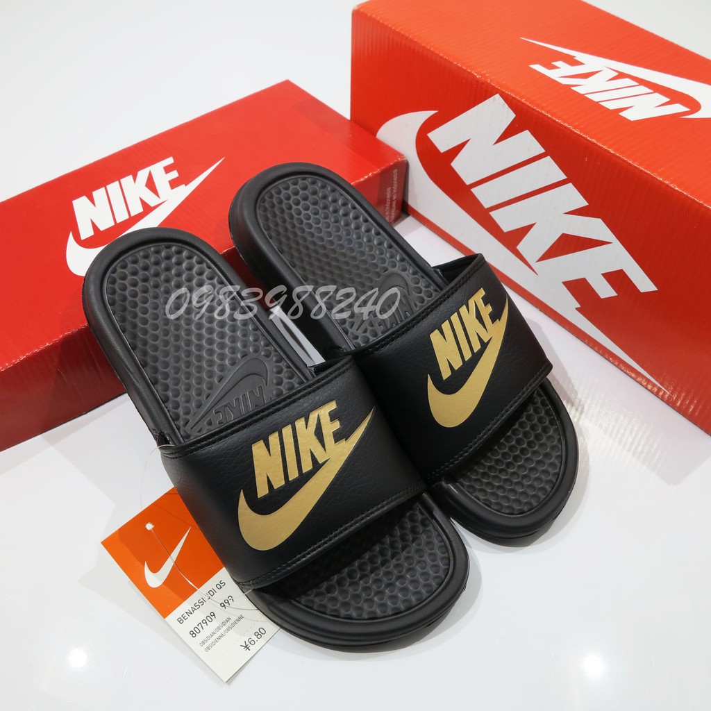 Dép Nike Nk quai ngang FREESHIP hot trend unisex nam nữ loại 1 cao cấp, lót dày, tem size in nhiệt, tặng kèm hộp hãng.