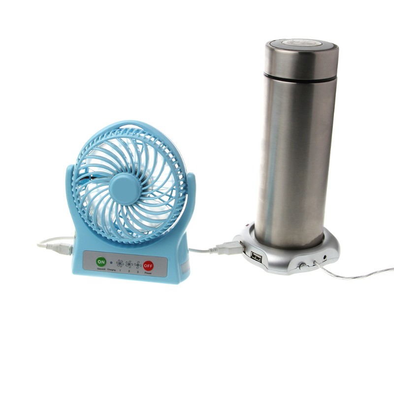 Đế lót ly hâm nóng trà , cà phê với 4 cổng USB cho Laptop