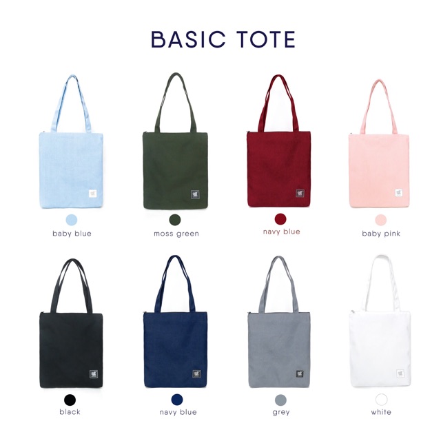 [Hàng Thiết Kế] Túi Tote Thời Trang Vải Canvas Cao Cấp BASIC TOTE - Chống Nước Tote Talk