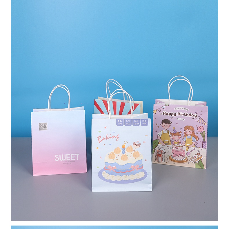 Túi giấy Kraft đựng quà tặng sinh nhật