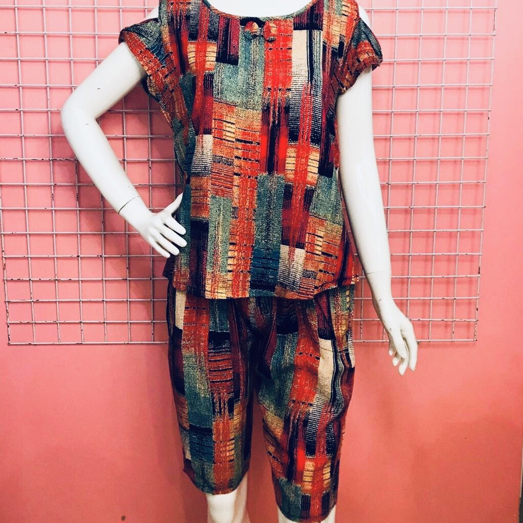 Đồ Bộ Nữ B06 VNXK Kiểu Dáng Lửng Vải Tôn Lanh Rớt Vai (ẢNH SHOP TỰ CHỤP) | BigBuy360 - bigbuy360.vn