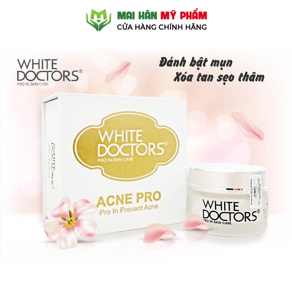 Kem ngừa mụn mờ sẹo thâm White Doctors Acne Pro 25g - Mỹ Phẩm Mai Hân