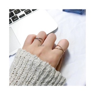 Nhẫn Chéo Cá Tính - NHAN1007 - BCorner