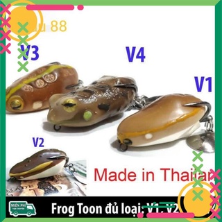 Mồi giả nhái hơi frog toon v1 v2 v3 v4 thái lan - chuyên câu lure siêu nhậy