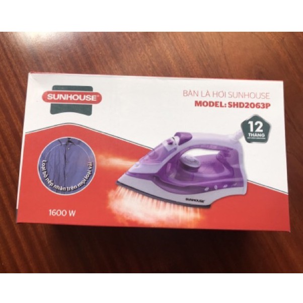Bàn là, bàn ủi hơi nước cầm tay Sunhouse SHD2065/2063 1600W