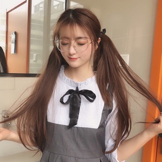 Tóc Giả Buộc Cột Cúp Dài Tự Nhiên D55-50cm