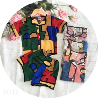Bộ lập thể đùi ❤️siêu hot❤️ cho bé từ 15-18kg, chất lụa