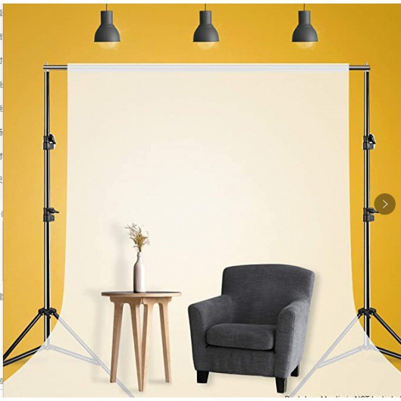 Bộ khung giá treo phông nền di động chữ U chụp ảnh quay video lookbook, ảnh cưới, livestream