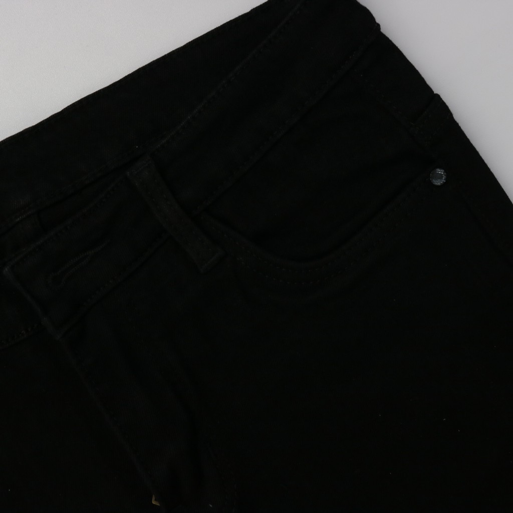 Quần Jean Nam Đen Rách Gối Cao Cấp Không Ra Màu Chất Bò Dày Co Giãn Tốt Form Slimfit _DJ10201 | BigBuy360 - bigbuy360.vn