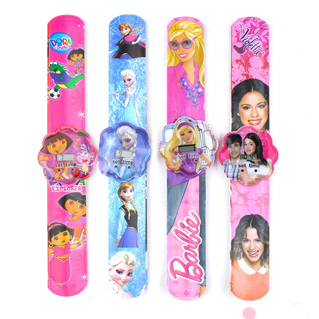 1 Đồng Hồ Điện Tử Hình Hoạt Hình Cho Bé