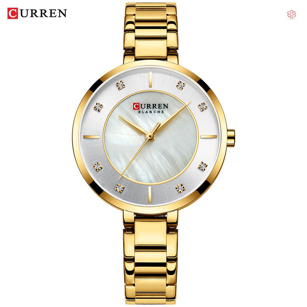 CURREN Đồng Hồ Đeo Tay Quartz 9051 Bằng Thép Không Gỉ Thời Trang Cho Nữ mwa2vn