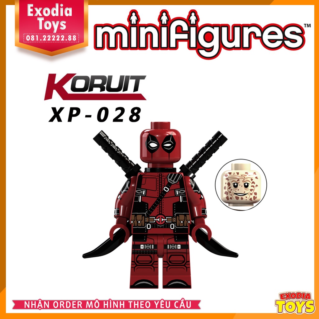 Xếp hinh Minifigure Siêu anh hùng vũ trụ Marve và DC Comics - Đồ Chơi Lắp Ghép Sáng Tạo - KORUIT KT1004