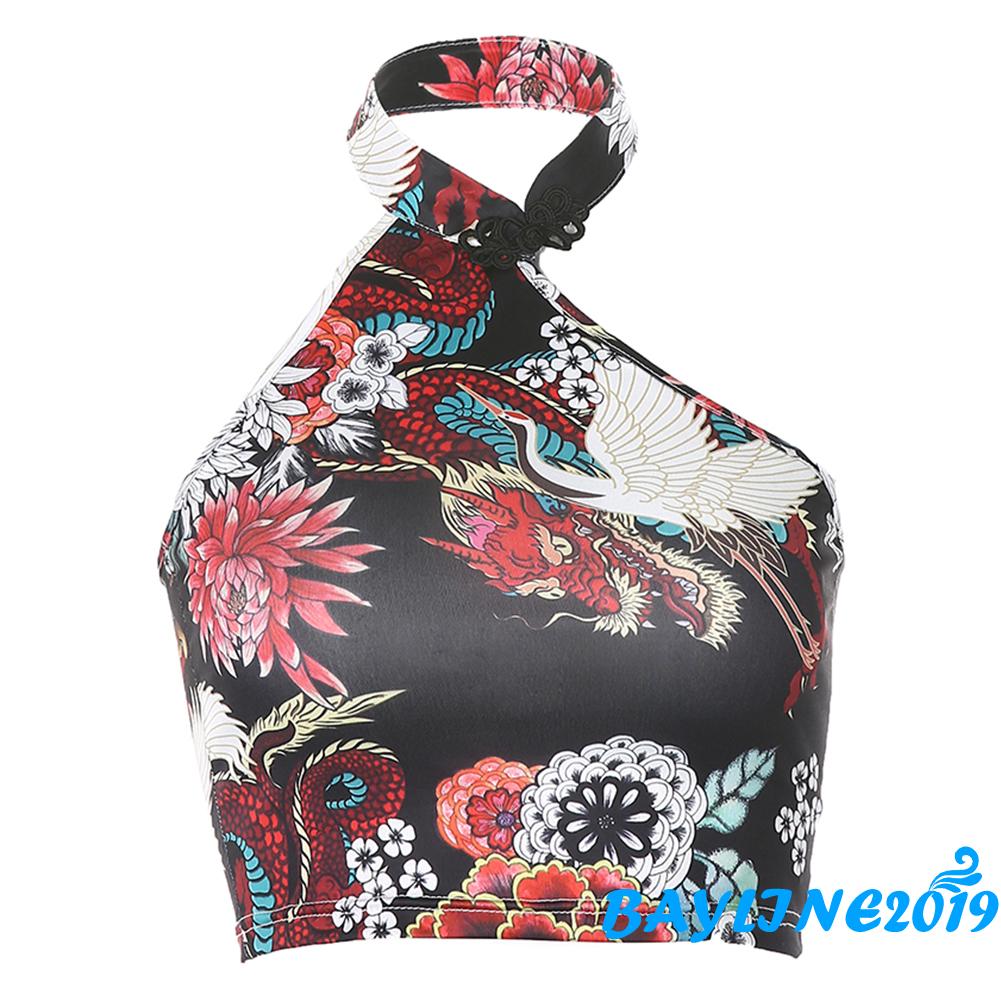 Áo Kiểu Cổ Yếm Phong Cách Trung Hoa Thời Trang Dành Cho Nữ