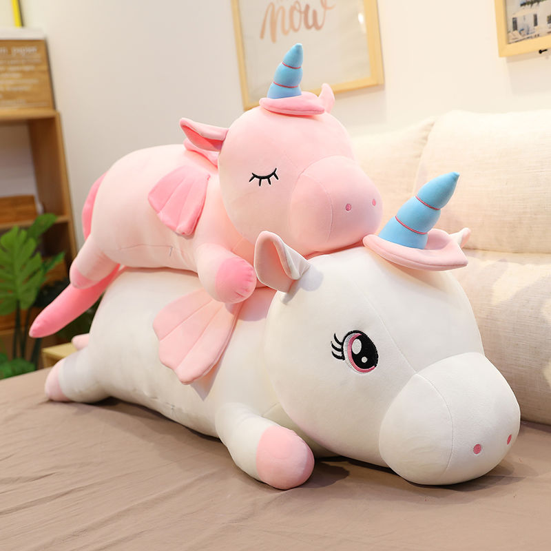 Con búp bê Unicorn vĩ đại, búp bê quà sinh nhật bé gái giường trẻ