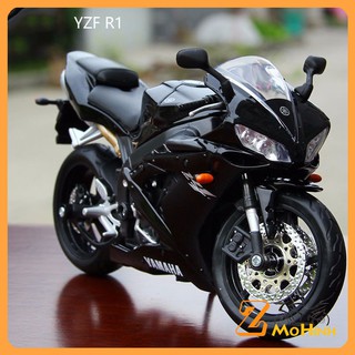 XE MÔ HÌNH MOTO Siêu xe YAMAHA YZF - R1 BLACK | MAISTO tỷ lệ 1:12