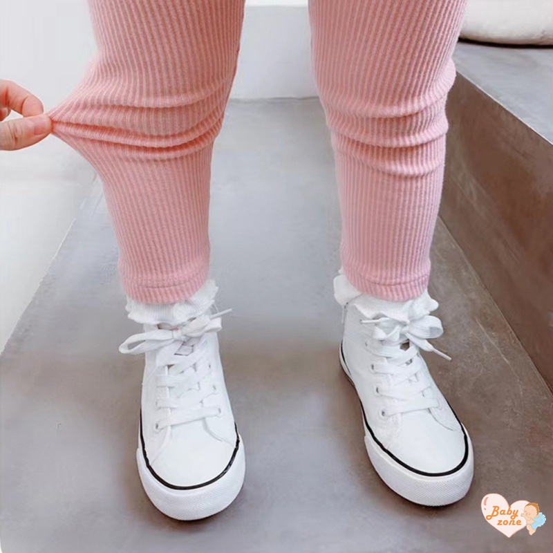 Quần Legging Màu Sắc Đơn Giản Cho Bé Gái