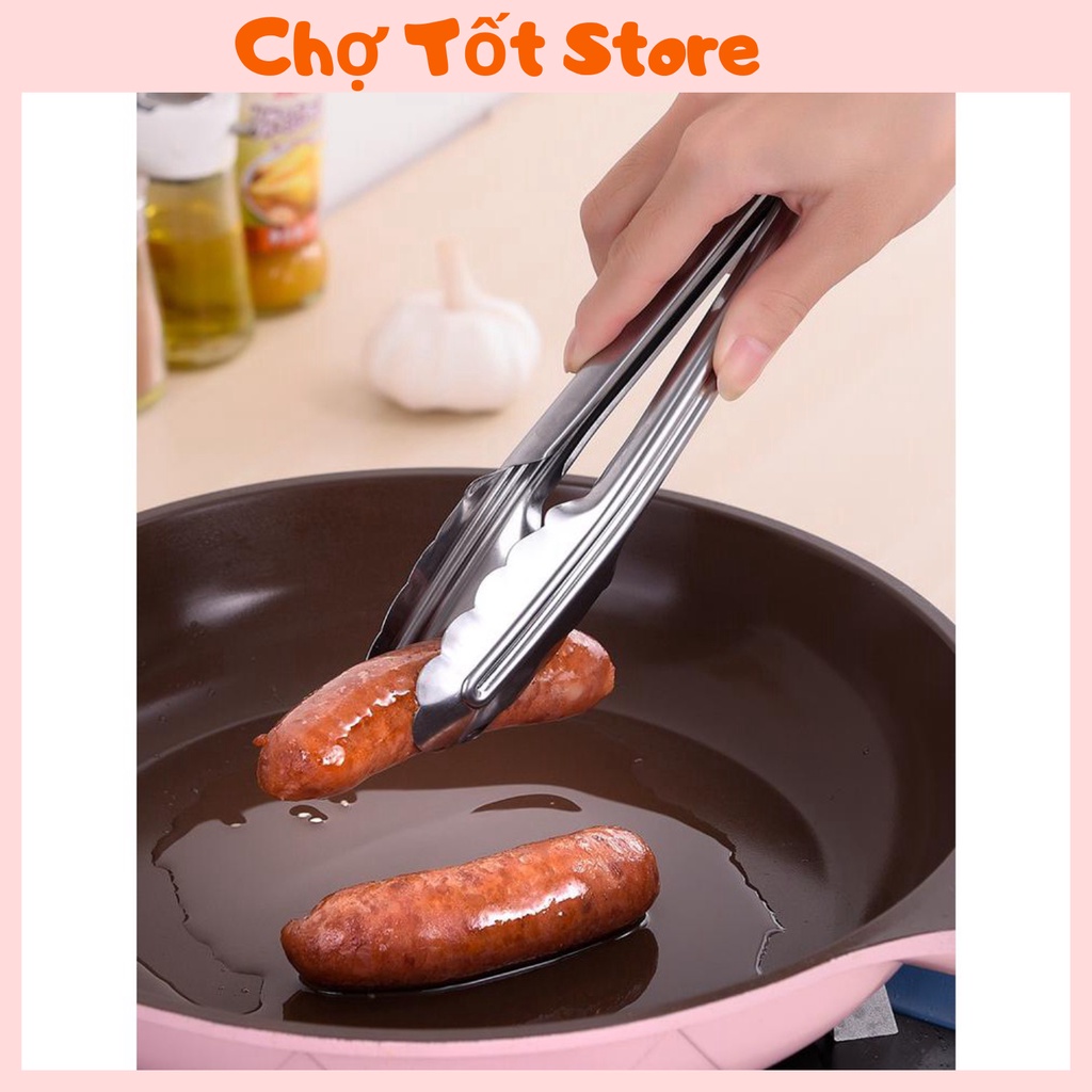 Kẹp Gắp Thức Ăn, Gắp Đồ Ăn inox 88104 Chợ Tốt Store