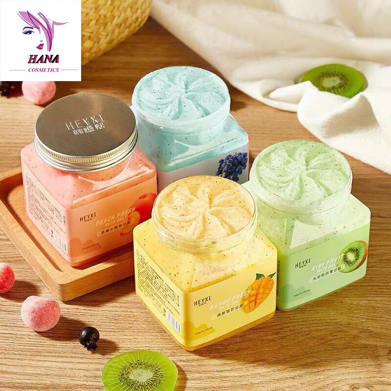 Tẩy Da chết 💕𝑭𝒓𝒆𝒆𝒔𝒉𝒊𝒑💕Muối Tắm Tẩy Da Chết Body Vị Hoa Quả HEYXI Cực Thơm - Heyxi | BigBuy360 - bigbuy360.vn