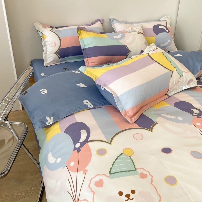 Set chăn ga gối poly cotton: nhí nhố cute | BigBuy360 - bigbuy360.vn
