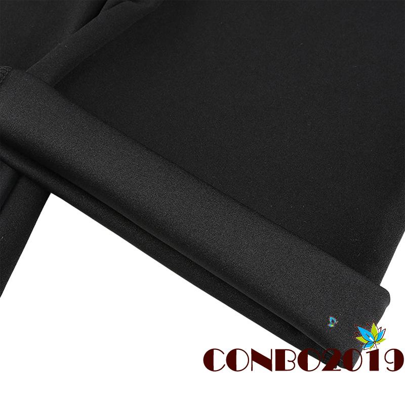 Quần Ống Loe Lưng Cao Màu Trơn Thời Trang Dành Cho Nữ